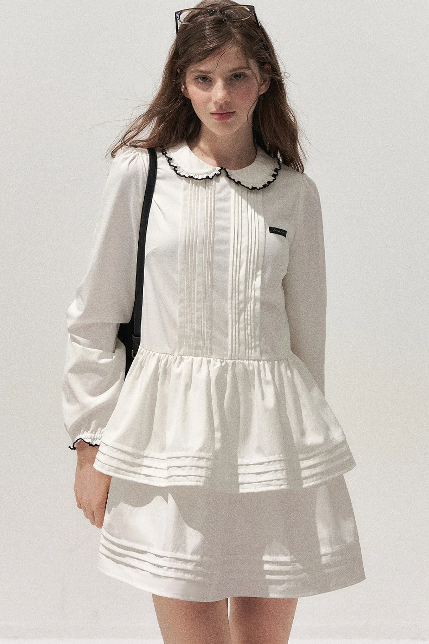 Tuck Pleated Cake Dress - gxfjsh