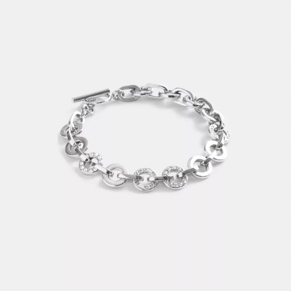 𝐂𝐎𝐀𝐂𝐇® Open Circle Chain Bracelet