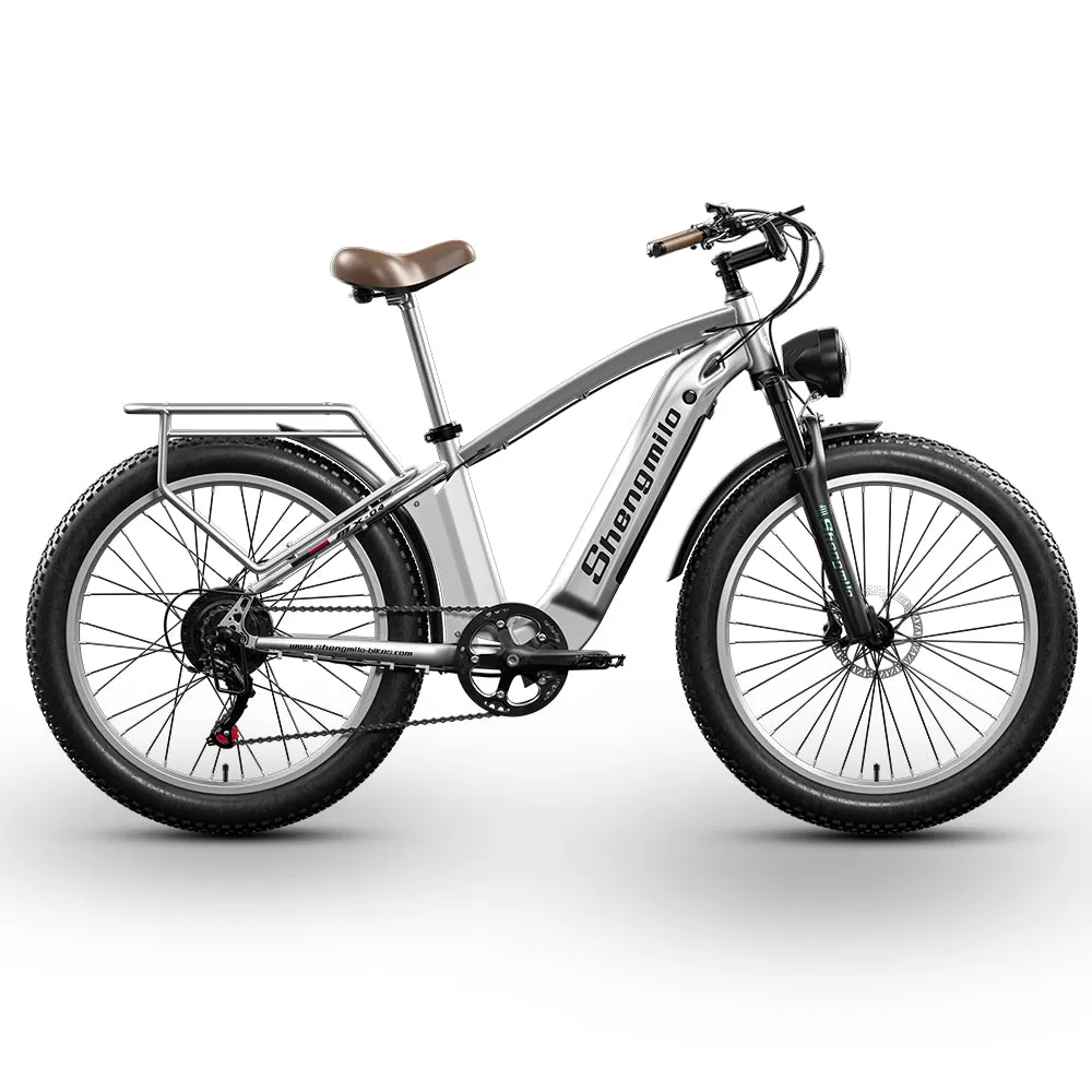 E-Bike MX04 48V 15Ah 500W Motor 26X3.0 fat Tire Retro Mountain Electric Bike