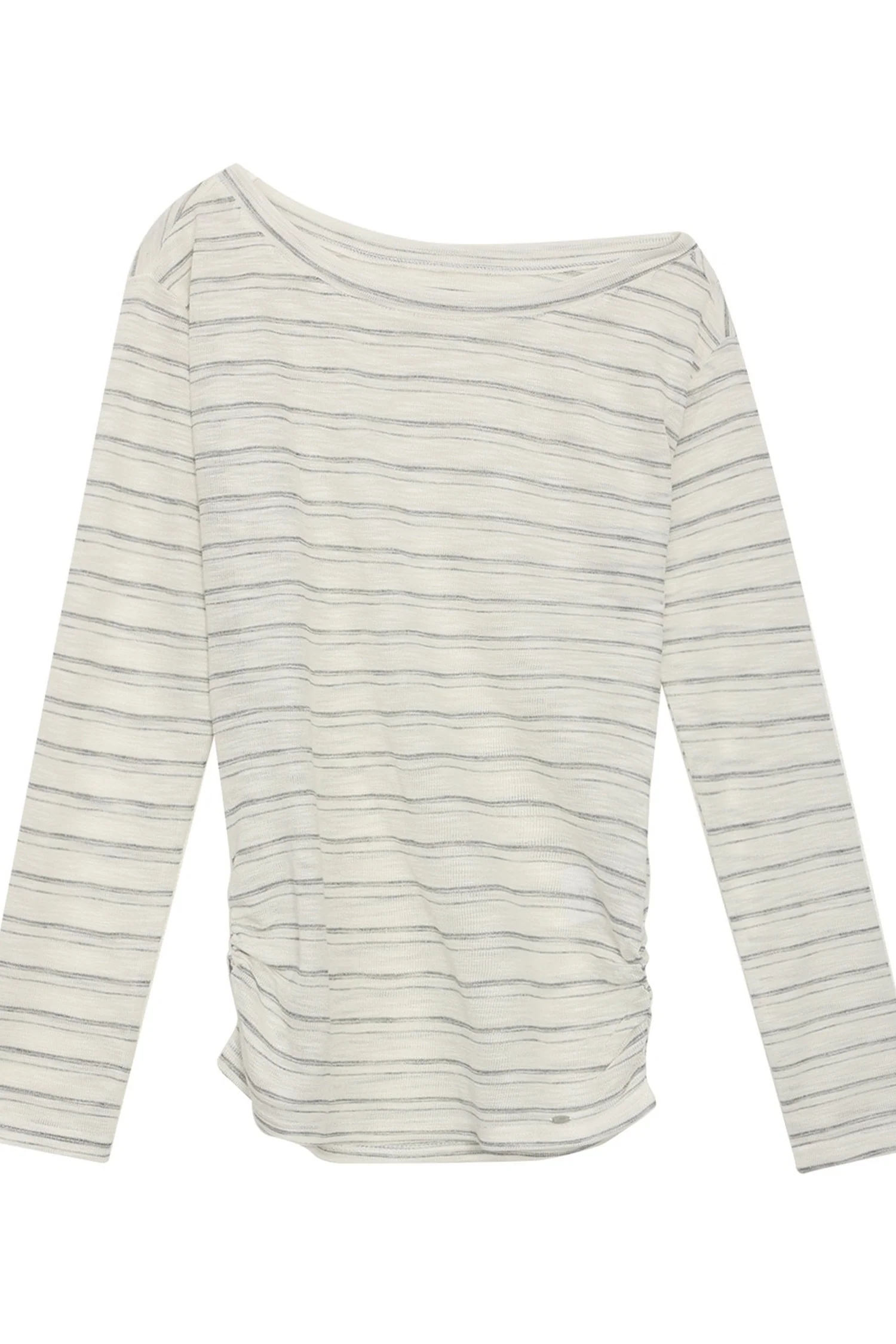 Striped Slightly Off-Shoulder Cover-Up, Pants and Top Set - gxfjsh