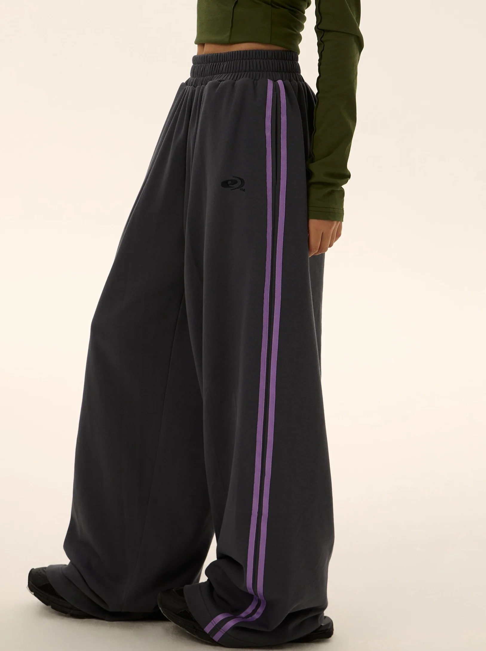 Double Line Loose Sports Pants