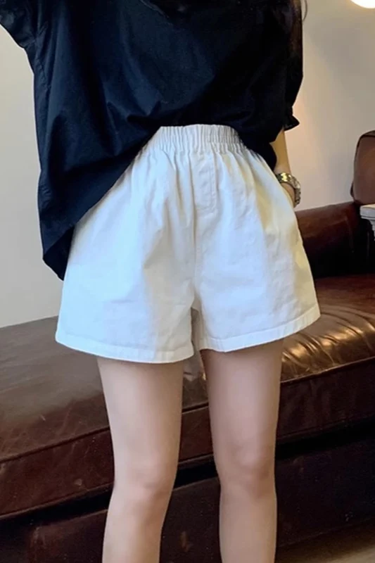 Relaxed Fit Paperbag Waist Shorts - malitai