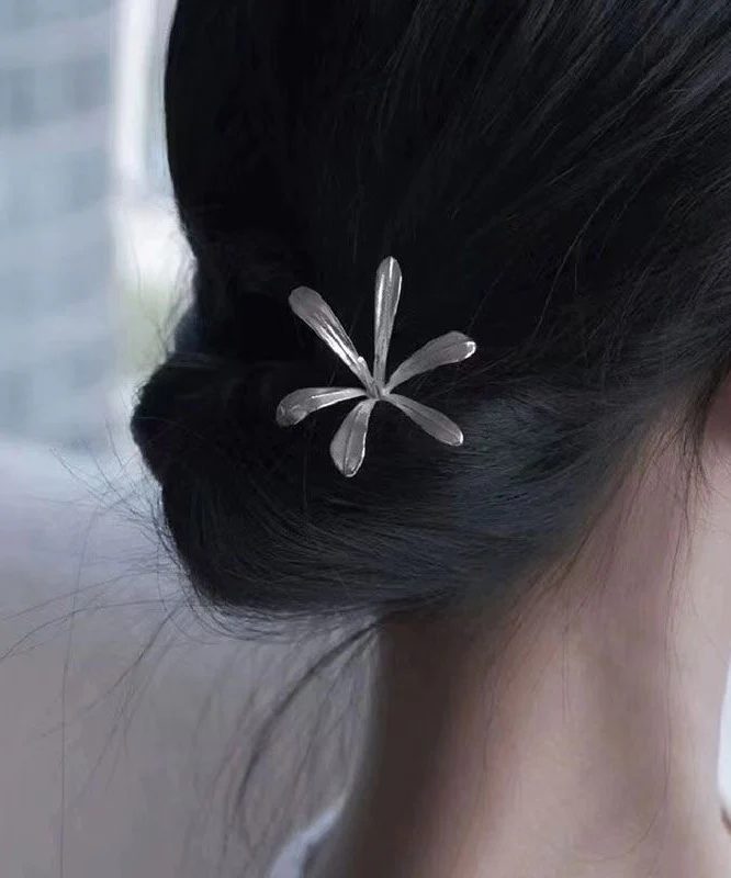 Fine Silk Copper Sanding Magnolia Hairpin