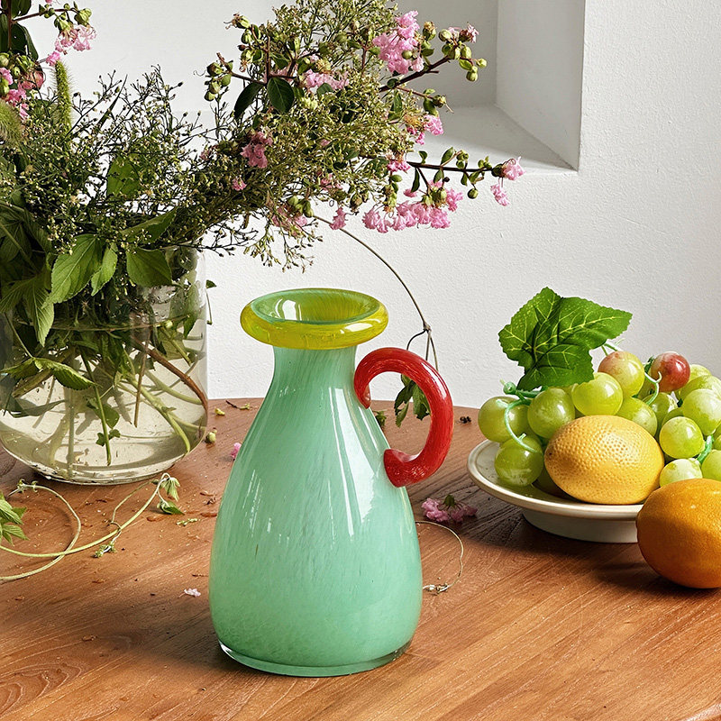 Candy Color Glass Vase