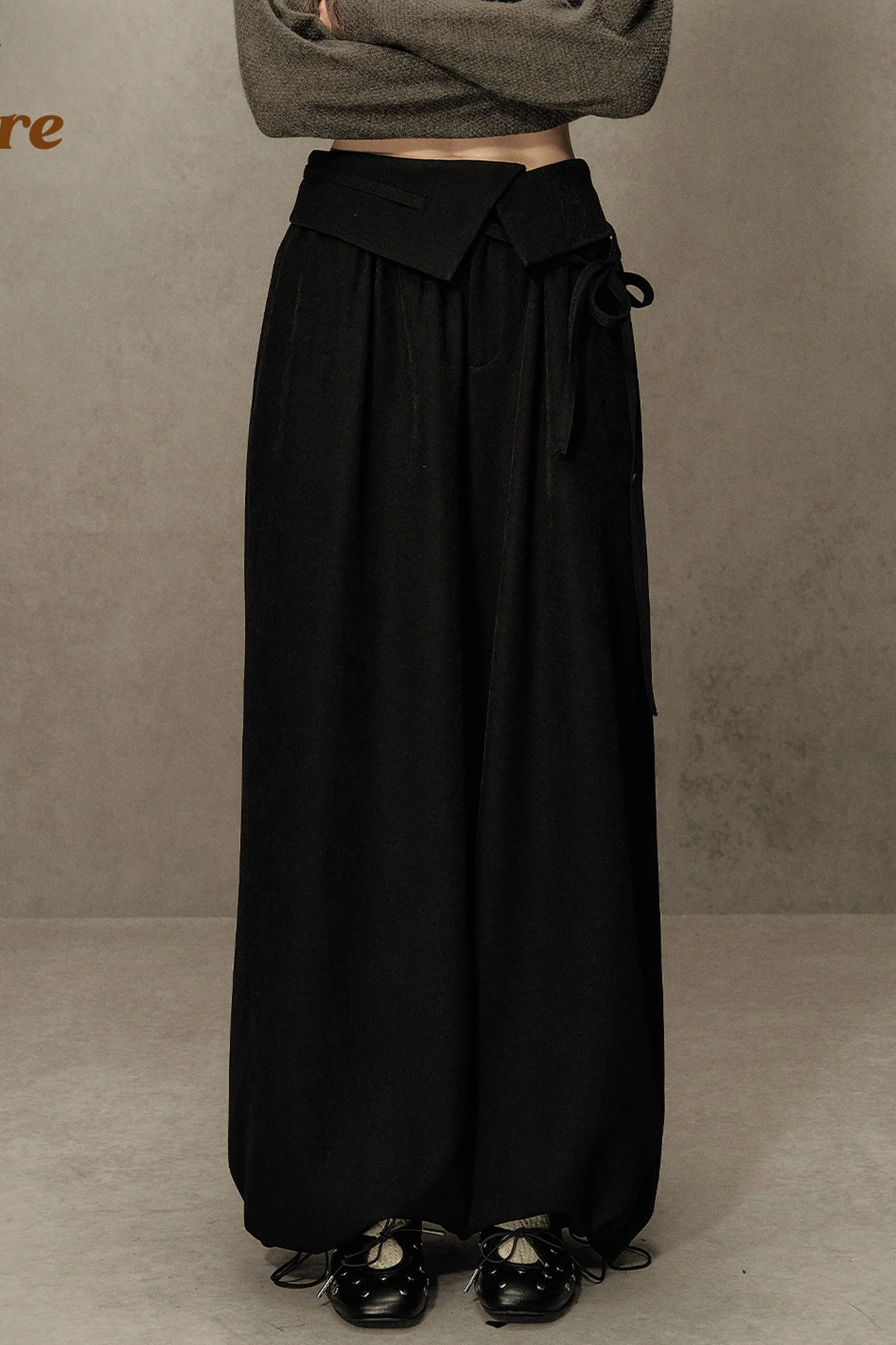 Vintage Lantern Loose Pants - gxfjsh