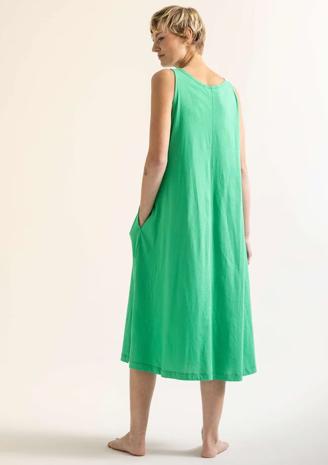 Organic cotton jersey dress