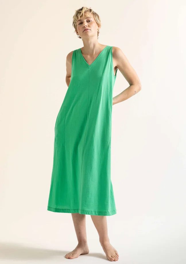 Organic cotton jersey dress