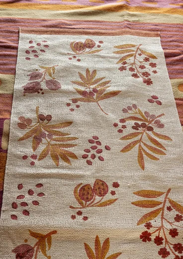 “Olives” organic cotton hallway mat