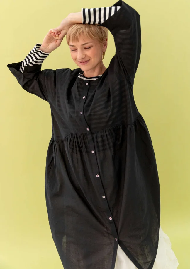 “Agnes” woven organic cotton dress