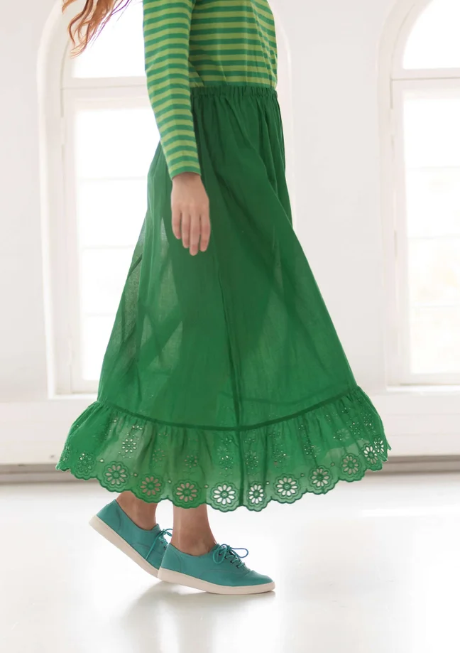 Woven organic cotton underskirt