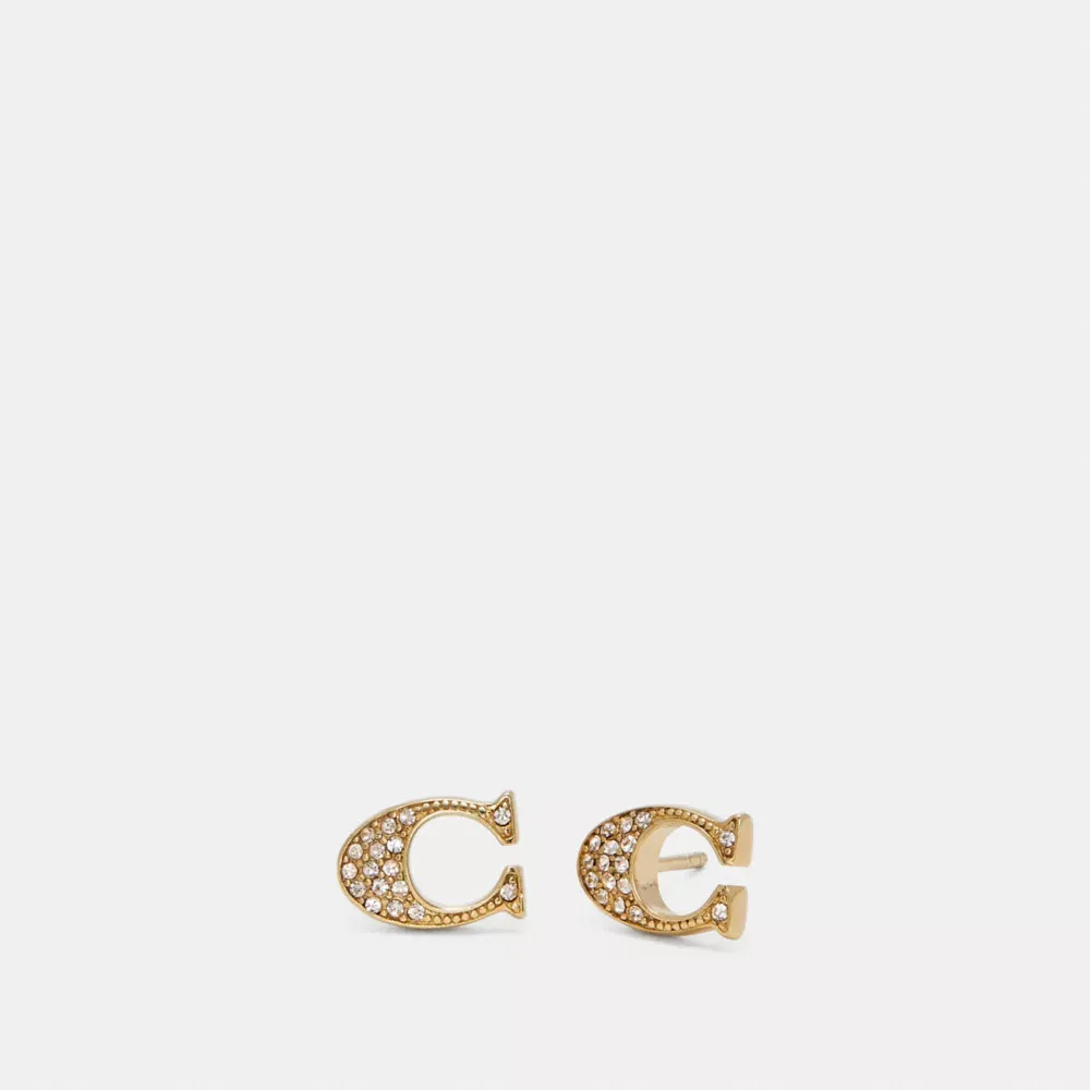 𝐂𝐎𝐀𝐂𝐇® Signature Stud Earrings