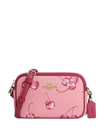 𝐂𝐎𝐀𝐂𝐇® Mini Jamie Camera Bag With Cherry Print