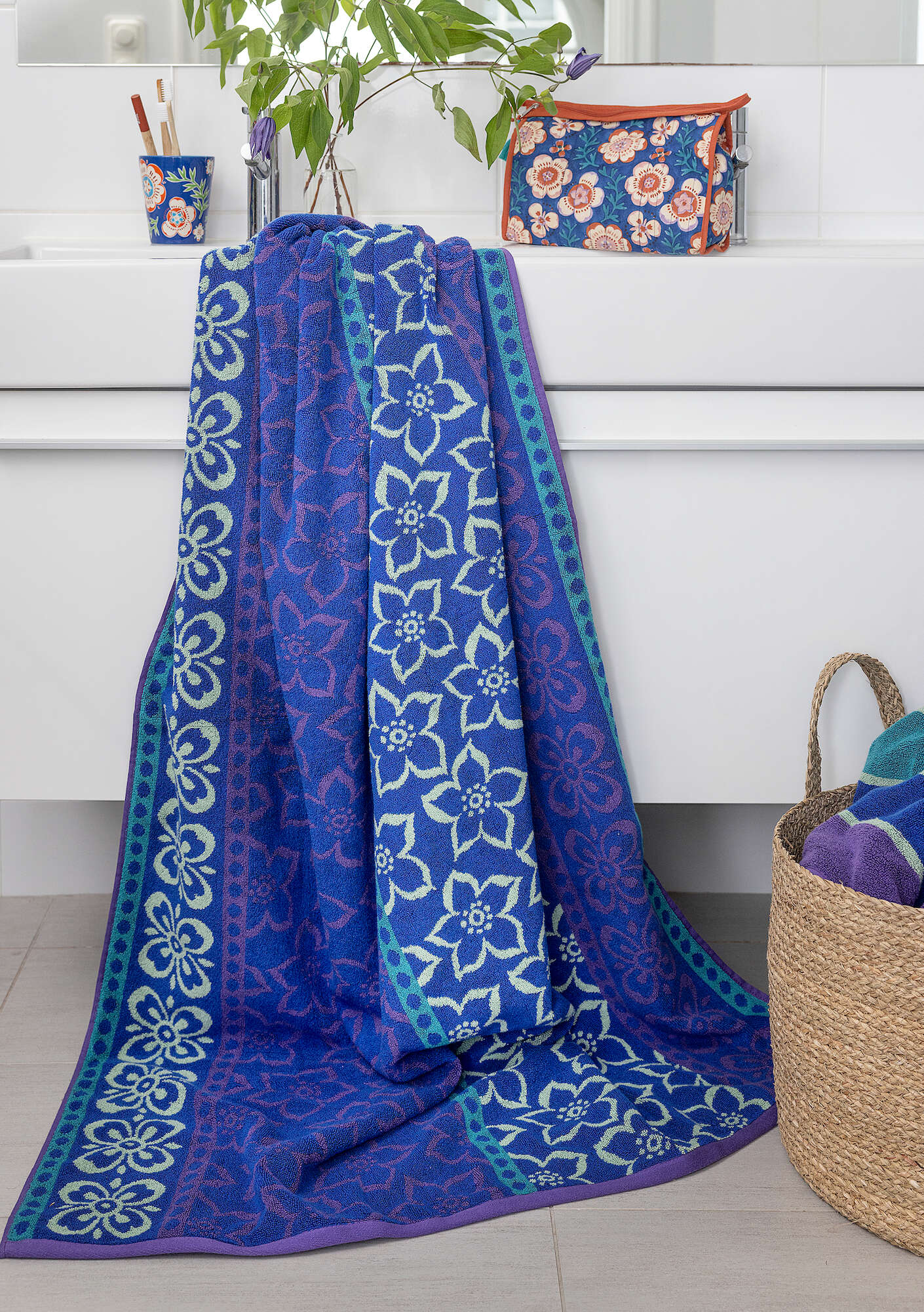 “Stars” organic cotton bath sheet