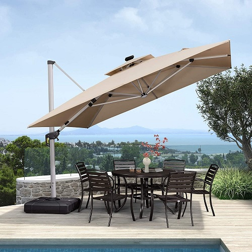 💥Clearance Sale💥Solar Powered LED Patio Umbrella🔥 7