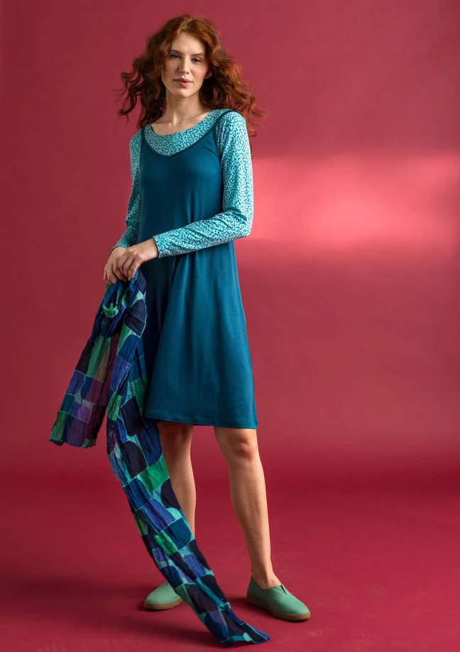 Lyocell/elastane slip dress