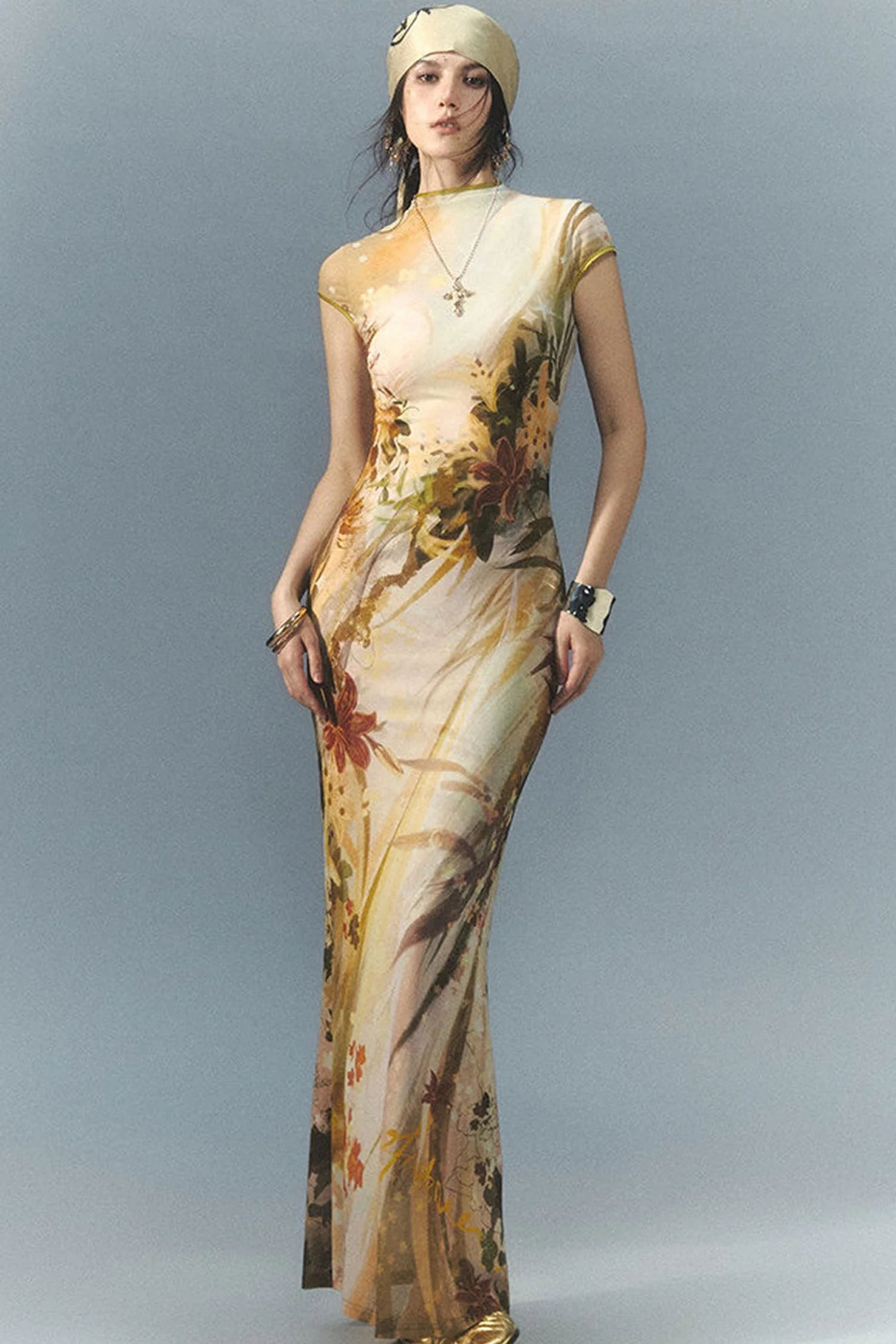 Reversible Cheongsam Mermaid Dress - gxfjsh