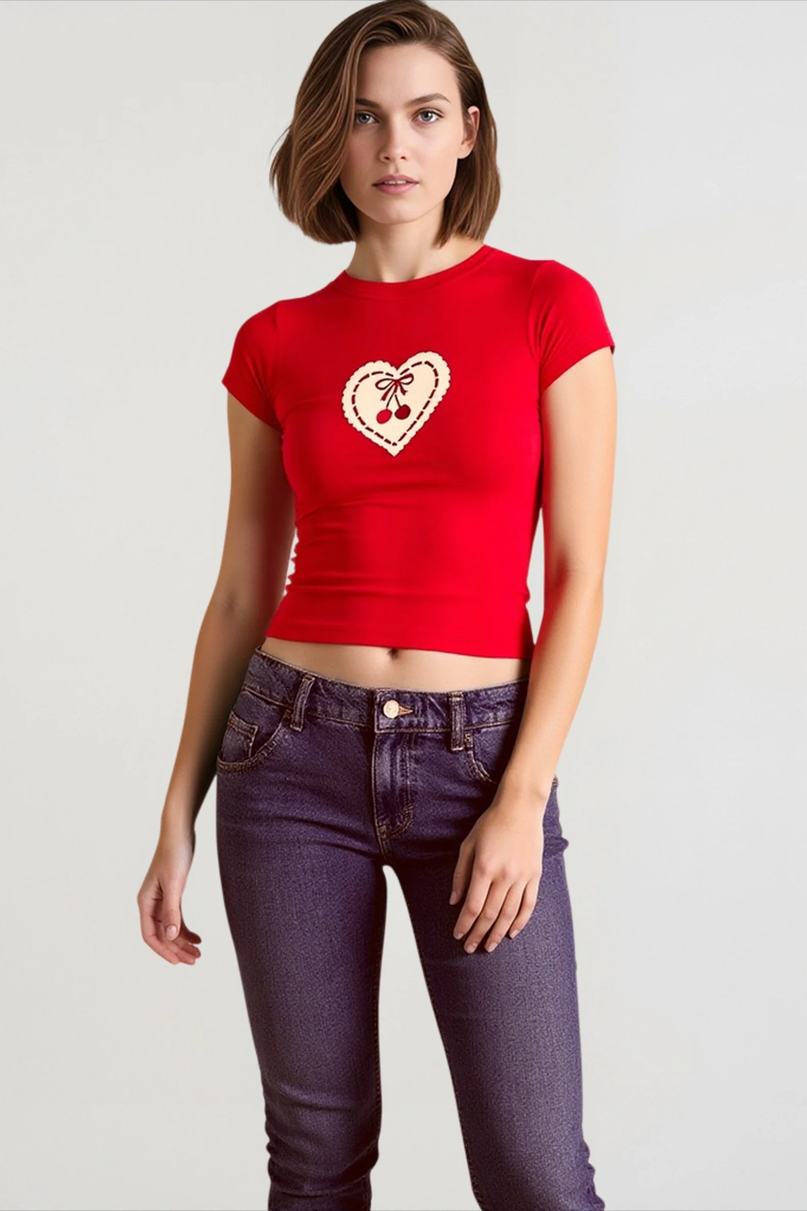 Vintage Graphic Fitted T-shirts - malitai