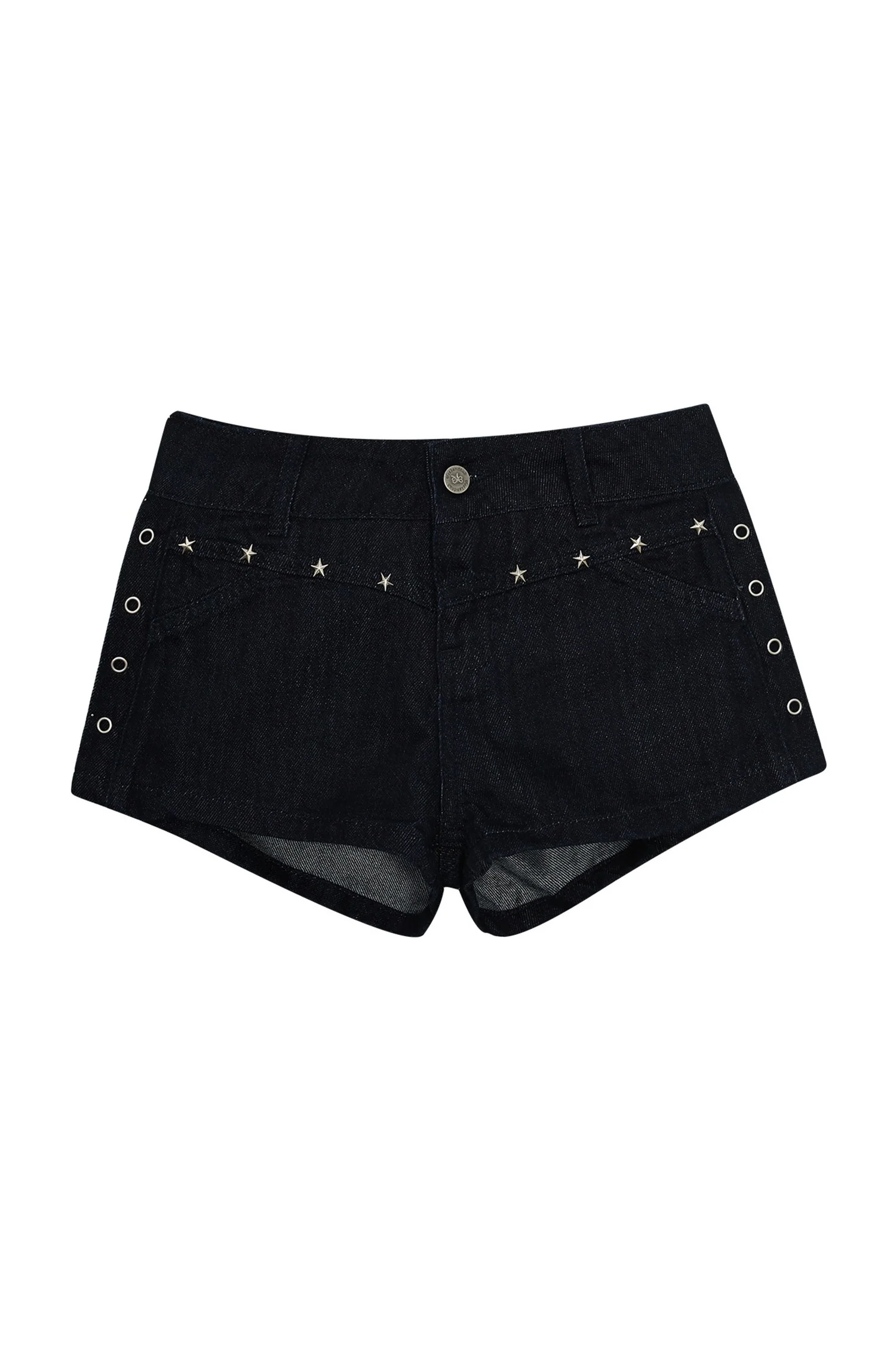 Star Studded Denim Shorts - gxfjsh