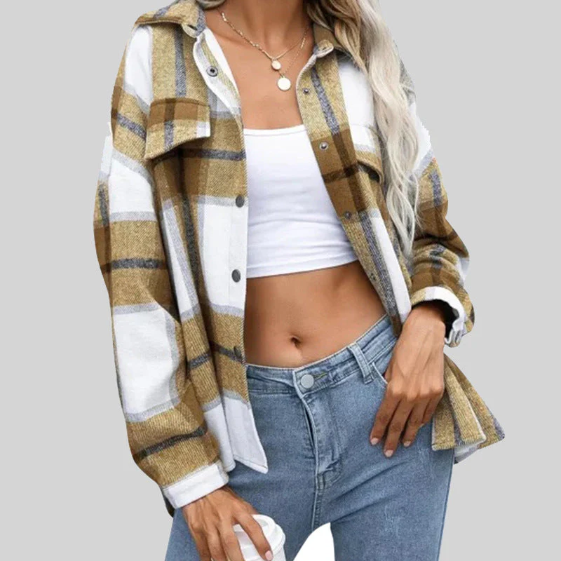 Plaid-coat